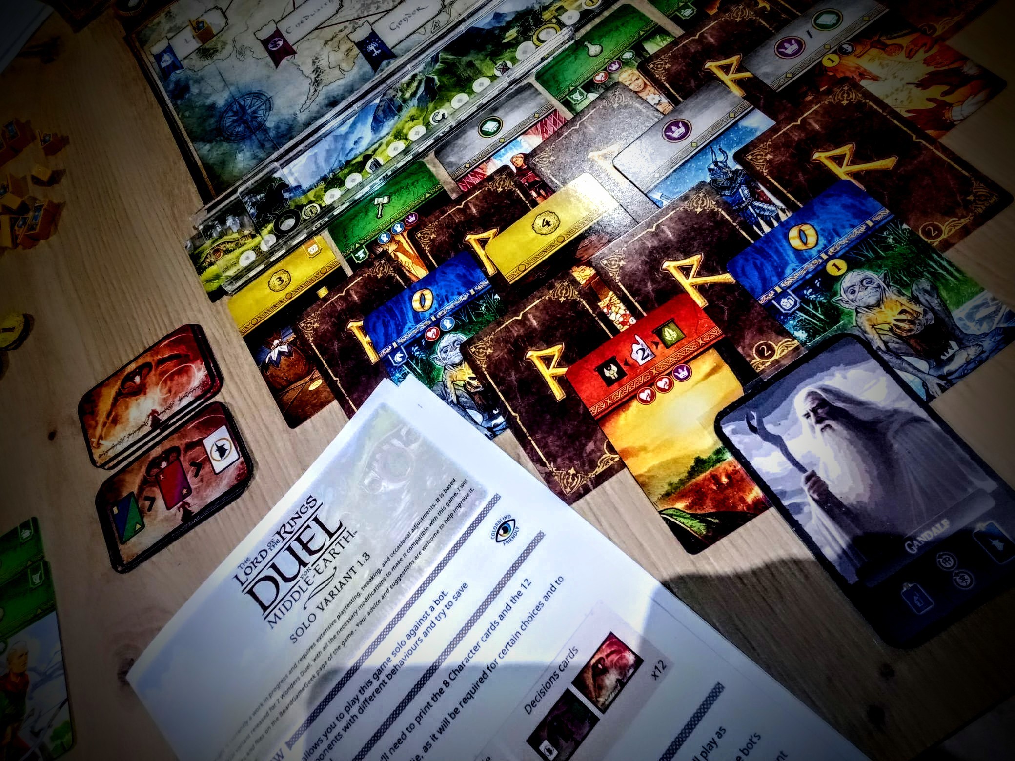 7 Wonders duel, la Terre du milieu